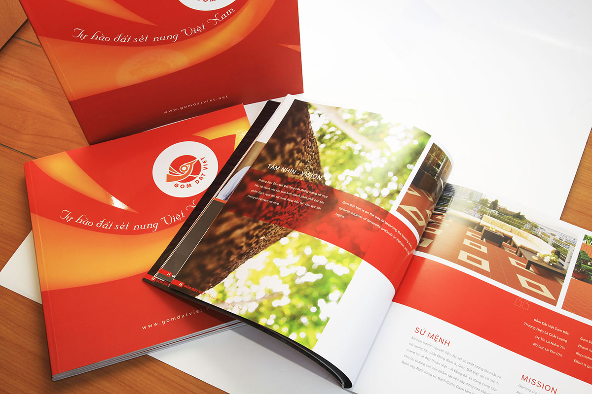 GỐM ĐẤT VIỆT - Thiết kế company Profile công ty Cổ Phần Gốm Đất Việt